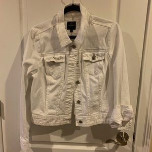 The Limited White Denim Jacket